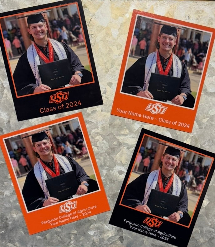 NEW! OSU Graduation Announcement 3.5" x 4.5" Flexible Photo Magnets
