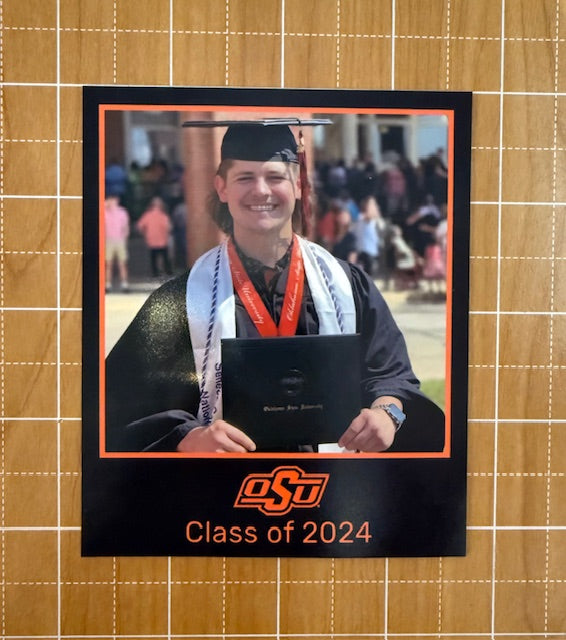 NEW! OSU Graduation Announcement 3.5" x 4.5" Flexible Photo Magnets
